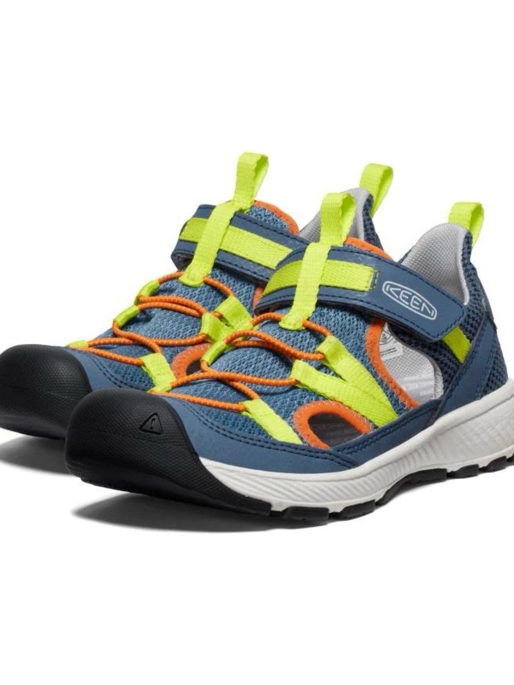 Keen Kids Unisex Blue Yellow Orange Size EU 37 / Size 5 Youth